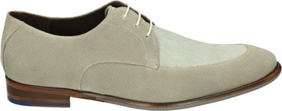 Floris van Bommel - DE STAPPER 50.06 - Nette herenschoenenHeren veterschoenPopulaire herenschoenen - Kleur: Taupe - Maat: 46
