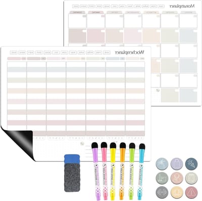 Wekelijkse planner met uitwisbare pagina's voor een georganiseerde planning en efficiënt tijdbeheer