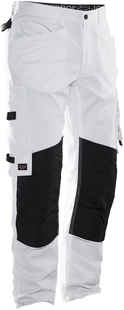 Jobman 2130 Painters' Trousers 65213011 - Wit/zwart - C52