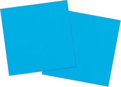 Folat - Servetten - Azuur Blauwe - 33x 33 cm (20 stuks)