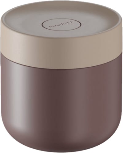 BergHOFF Home Nommie – Thermos Lunchbox - Food Jar 0.35L – Lekvrije Yoghurtbeker To Go – Isoleerbeker voor Soep - Dubbelwandige Isolatie - RVS Thermische Voedselcontainer – Houdt 6u Warm/Koud – Roze