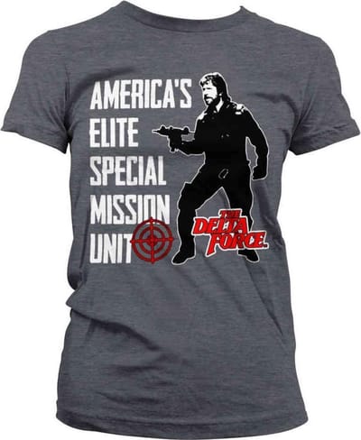 The Delta Force Dames Tshirt -S- America's Elite Special Mission Unit Grijs
