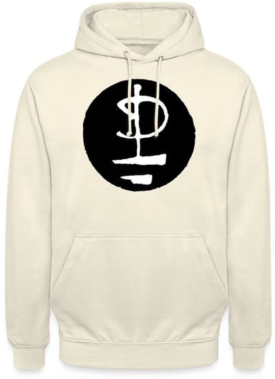 Pink Floyd Logo Zwart Wit Hoodie Unisex