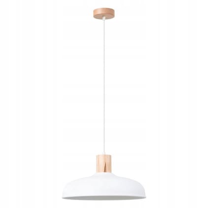 Sollux Lighting Hanglamp Indy - 120x38x38cm - E27 - wit - staal