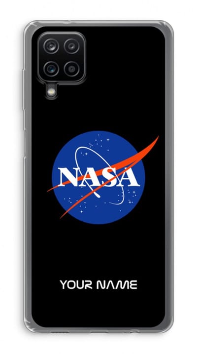 Gepersonaliseerd - Case Company® - Hoesje geschikt voor Samsung Galaxy A12 hoesje - NASA - Soft Cover Telefoonhoesje - Bescherming aan alle Kanten en Schermrand