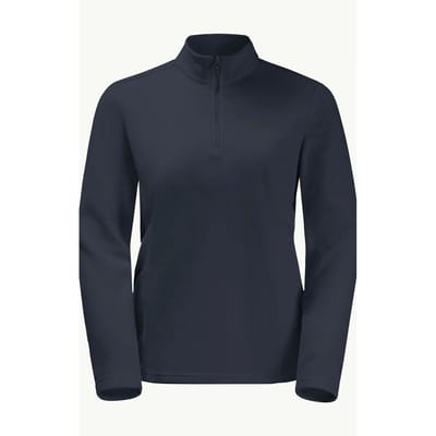 Jack Wolfskin Taunus Fleece Met Halve Rits Blauw S Vrouw