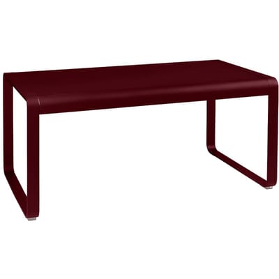 Fermob BELLEVIE halfhoge tafel - B9 zwarte kers - 140 x 80 cm