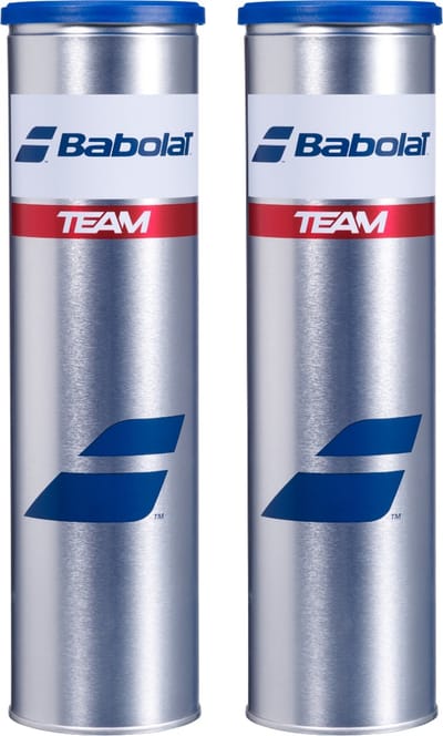 Babolat Team - Tennisballen - 8 stuks (2 kokers met 4 ballen) - Geel