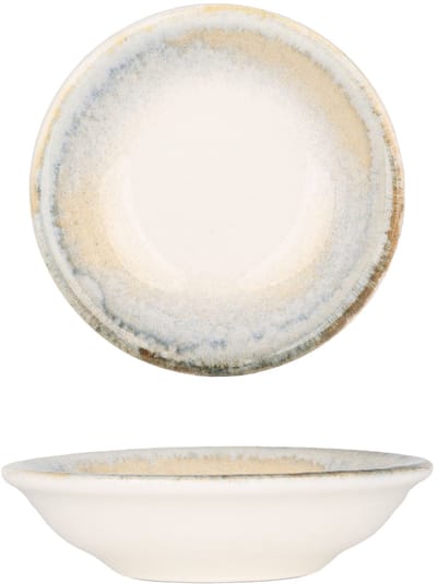Bonna Serveerschaal - Knidos - Porselein - 9 cm (50cc) - set van 2