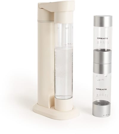 CREATE - Bruiswatermachine 1L + Dubbele Fles - SODA MAKER STUDIO