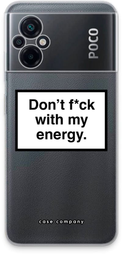 Case Company® - Hoesje geschikt voor Xiaomi Poco M5 hoesje - My energy - Soft Cover Telefoonhoesje - Bescherming aan alle Kanten en Schermrand