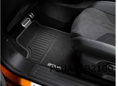 Peugeot 2008 (2/20-) Mattenset (L+R) voorzijde (velours) Origineel! 1656240280