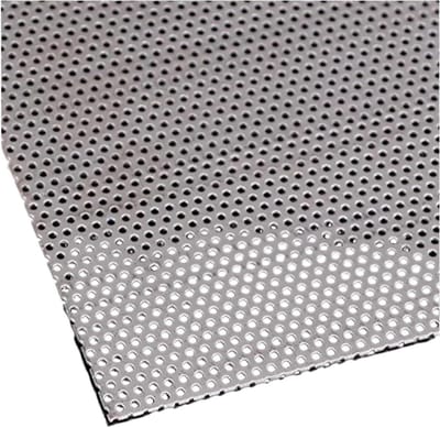 Geperforeerde plaat - Roestvrij staal - Doe-het-zelf projecten - Duurzaam 304 staal - 15x15 cm - Zilver