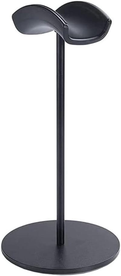 Hoofdtelefoonstandaard - Headsethouder - Bureau Organisatie - Duurzame Legering - 28.5 cm Hoog - Zwart