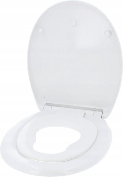 WC bril met verkleiner - Kind Toiletbril zitverkleiner - Wit - Kinderen WC Bril - Kinderzitting - Familie - Family Seat -2 toiletbrillen in 1