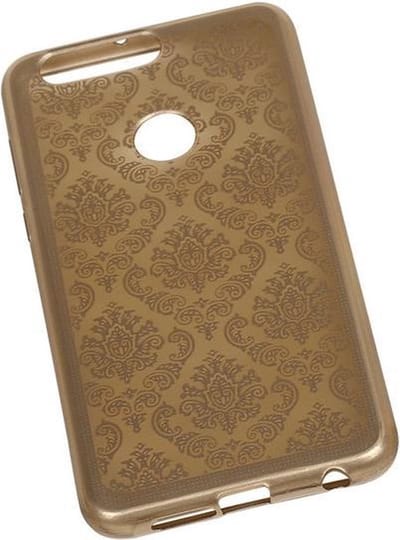 Goud Brocant TPU back case cover hoesje voor Huawei Honor 8