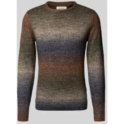 Gebreide pullover met ronde hals, model 'DANNIE'