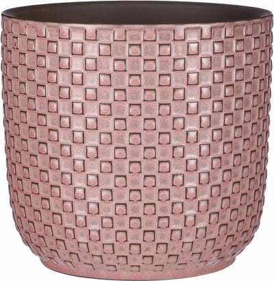 Mica Decorations - Plantenpot/bloempot - Keramiek roze - D17 x H16 cm
