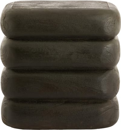 Light & Living bijzettafel FREYJA van hout mat donker roodbruin – 40x30x40 cm