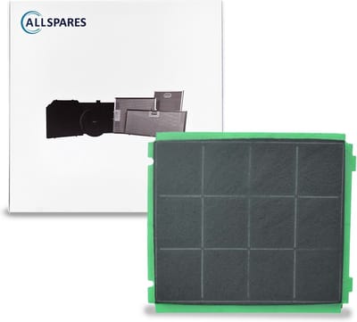 AllSpares Longlife Koolstoffilter voor afzuigkappen geschikt voor Airforce AFCFCA238LL (271x236x13mm)
