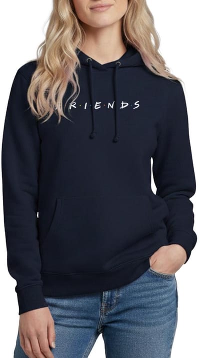 Friends Logo Wit Hoodie Dames