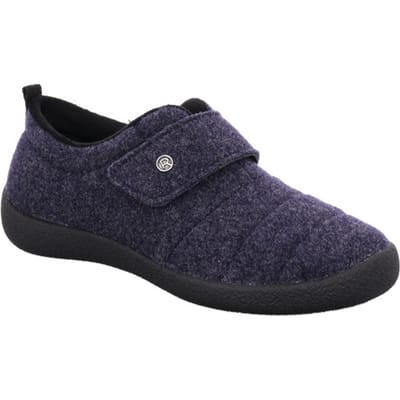 Rohde 2007 56 Pantoffels Sloffen Blauw Vilt Dames - Blauw - 38