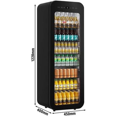 GGM Gastro Getränkekühlschrank - 105 Liter - schmal - mit 1 Glastür