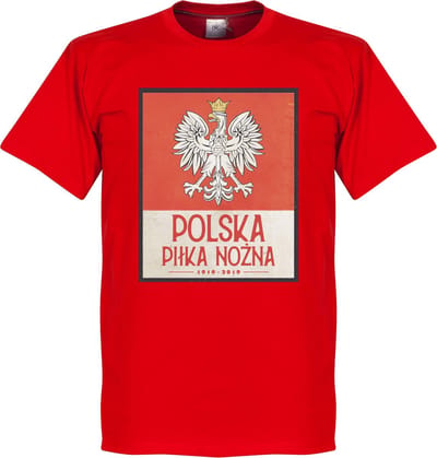 Polen Centenary T-Shirt - Rood - XS