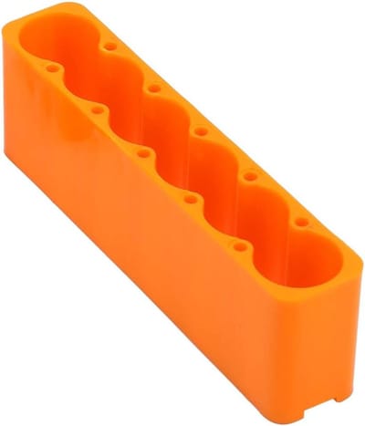 Batterijhouder Lasklem - Batterijmal Batterij Fixator - Puntlassen Batterijen - Hoge Temperatuurplastic - 6 Secties - Zwart