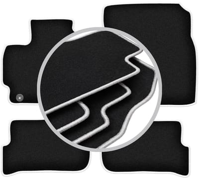 CARLUX-SILVER automatten voor: Mitsubishi Space Star II hatchback (2013-)
