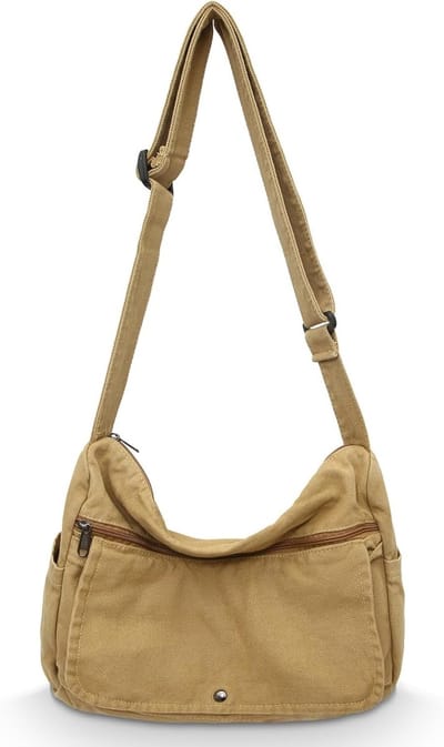 Unisex Canvas Schoudertas van Oxford Stof voor Dagelijks Gebruik, Kantoor en Reizen - Duurzaam en Stijlvol