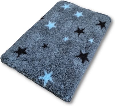 Vetbed Starry Night - Blauw - Antislip Hondenmat - 150 x 100 cm - Benchmat - Hondenkleed - Voor Honden -Machine Wasbaar