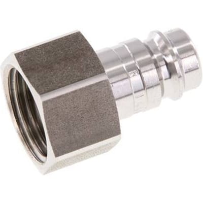 RVS 306L DN 10 Luchtkoppeling Insteeknippel G 1/2 inch Binnendraad - CLP10-F-SSL-P-012