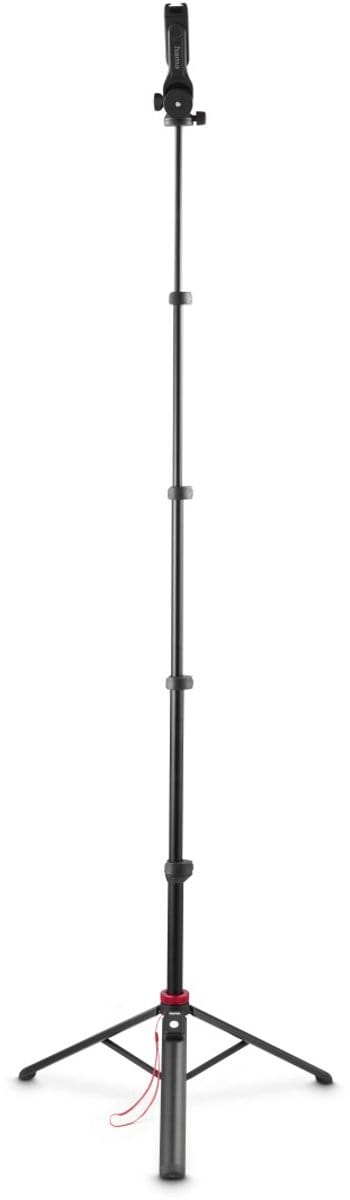 Hama Tripod 1/4 inch Werkhoogte: 49.5 - 160 cm Zwart Incl. handlus, Bluetooth, Incl. smartphonehouder