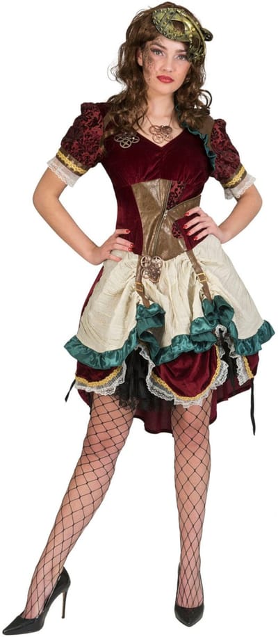 Steampunk Kostuum | Victoria Dress | Vrouw | Maat 40-42 | Carnaval kostuum | Verkleedkleding