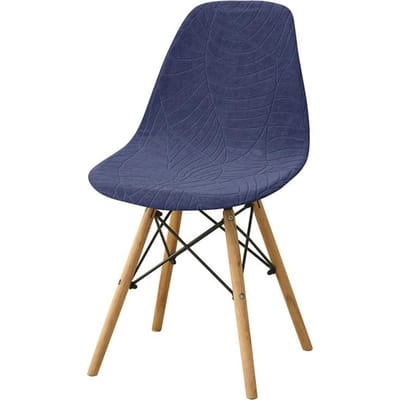 4/6 stuks Jacquard Schelp Stoelhoezen Waterafstotende Armloze Stoelhoezen Elastische Eetkamer Stoelhoezen voor Hotel Feest Banket 6 Pcs Chair cover