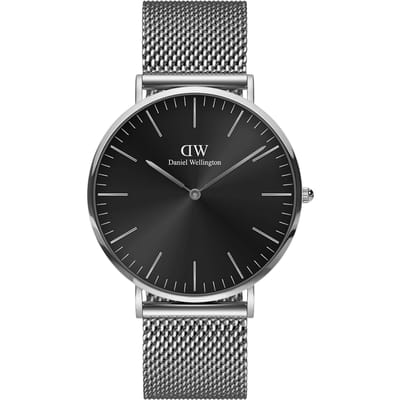 Daniel Wellington DW Watch Classic Mesh Onyx 40mm MIC Silver