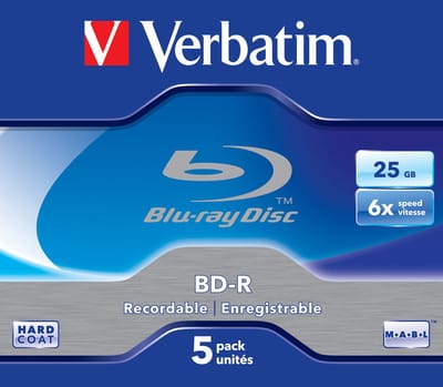 Verbatim 43715 BD-R SL Schijven - 5 Stuks / Jewelcase