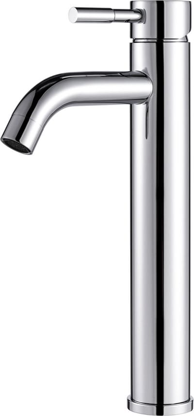 Sanetti Rocco - Wastafelkraan - Opbouw Hoog Rond Chroom 1 Greeps