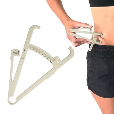 Consumerce® Vetpercentage Meter - Wit - Lichaam Meetlint - Weegschaal Lichaamsanalyse - Krachttraining Huidplooimeter – Vetpercentagemeter – Vetmeter – Body Mass Tape – Lengtemeter – Omvangs Vet Percentage Meter