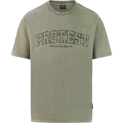 Protest PRTDoyle - T-shirt Heren - Korte mouwen - Ronde hals - Loose fit - Blauw