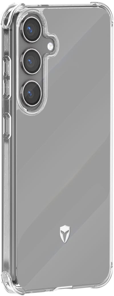 Force Case, Hoesje geschikt voor Galaxy S24 Plus - Versterkt Tryax System met 3D Inserts, Transparant