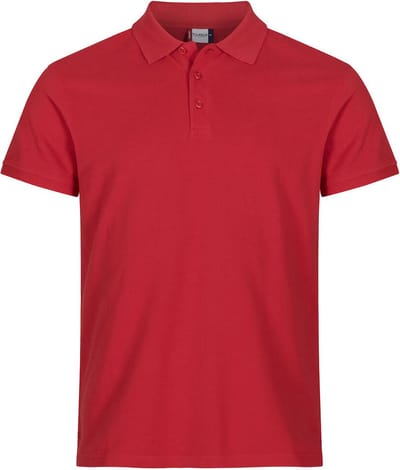 Clique Heavy Premium Polo 028260 - Rood - L
