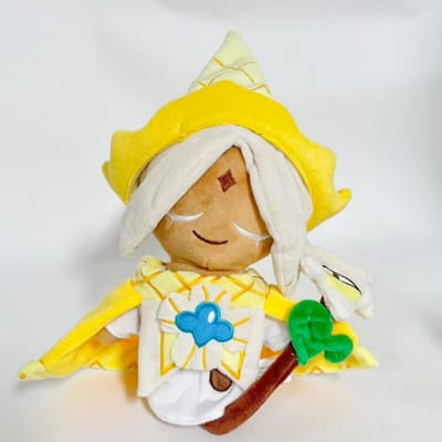 Schattig Spel Anime Nieuw Cookie Run Kingdom Speelgoed Pure Vanille Koekje Eeuwige Suiker Koekje Spel Randproduct Verzamelobject Cadeau Voor Kinderen 23cm