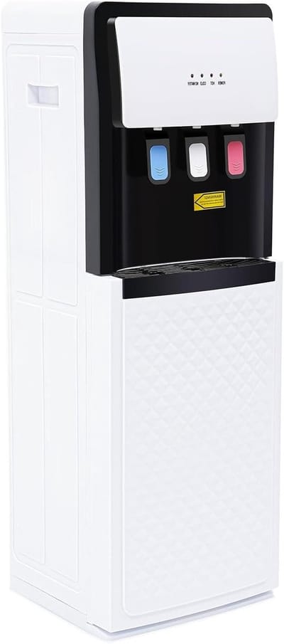 Waterdispenser - Warme koude dispenser - Direct drinken - Dubbele functie - 5 liter capaciteit - Wit