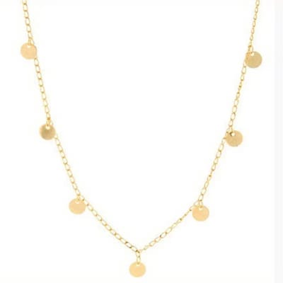 Livano Ketting - Dames - Staal - Nep zilver - Met Hanger - Nep Goud