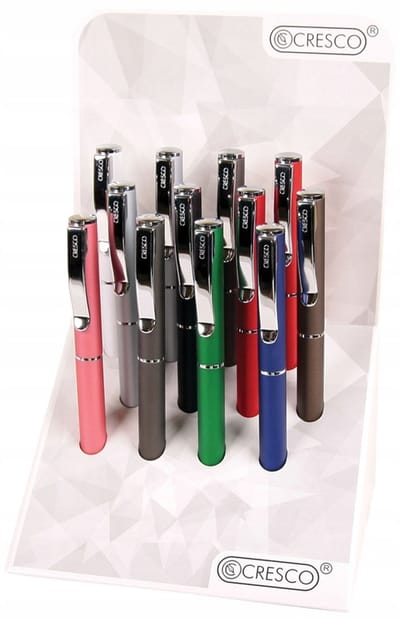 Cresco Aston Pen - Blauwe Inkt, Traditionele Schrijfgerei