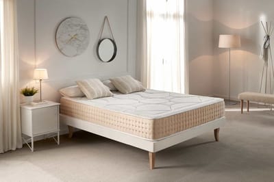 Memory Royal Multizone Matras - Visco-elastisch - Beige - Dikte 25 cm - Ergonomisch en Duurzaam - Anti-stress Systeem