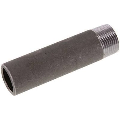 R 1'' Buitendraad x 33.7mm Stalen Pijpnippel met Las uiteinde 50 Bar DIN 2982 - 120mm [2 Stuks]