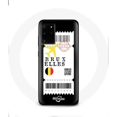 Case voor Samsung Galaxy S11 Plus Vliegticket Brussel België